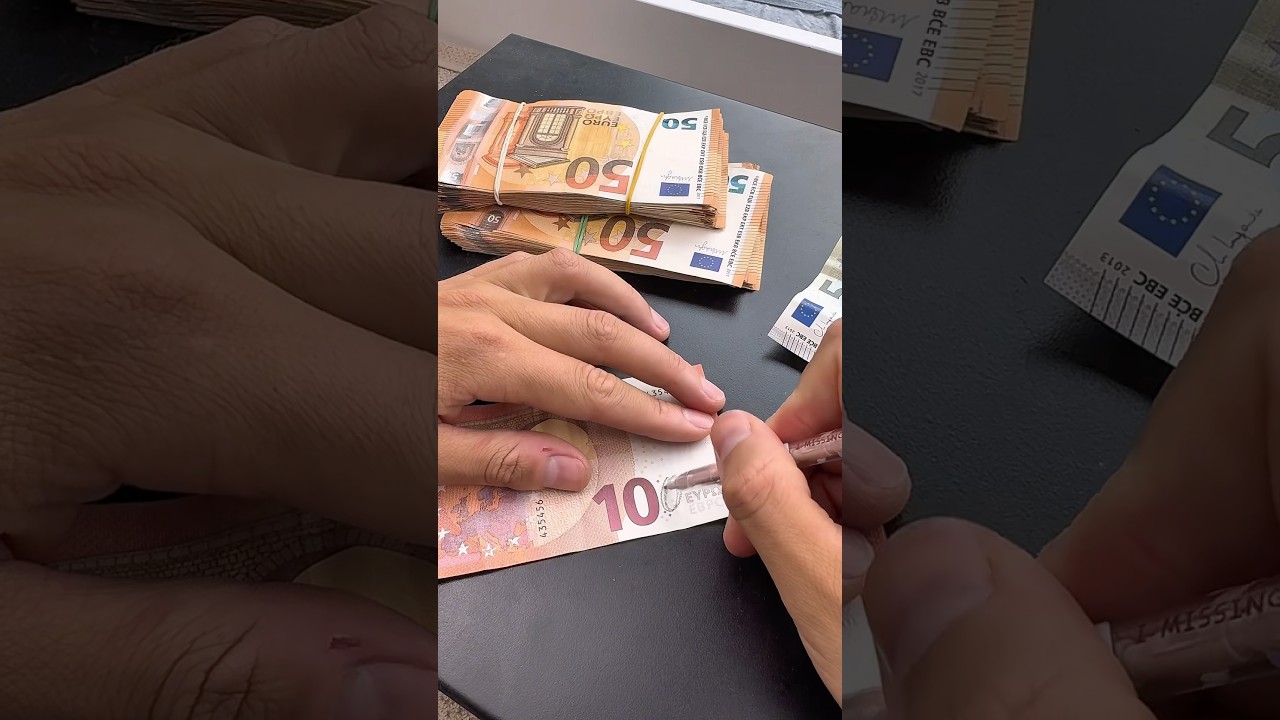 Z&auml;hle Bargeld 💶💸#50euro  #asmr  #20euro #bargeld #geld  #cash #money #100euro #euro #f&uuml;rdich #fyp