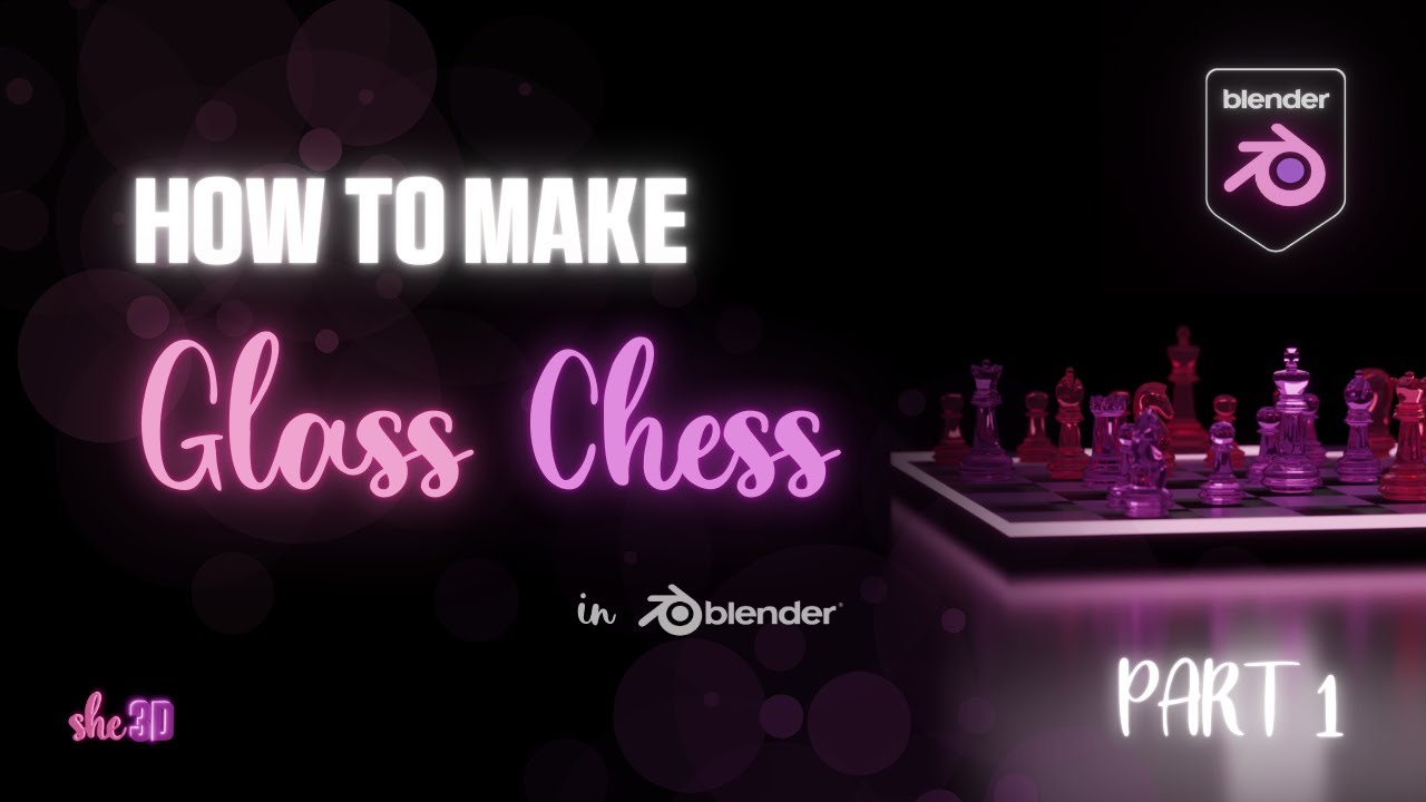 Blender Chess Tutorial  (Part 1) | WARNING! ⚠️ FOR ABSOLUTE BEGINNERS