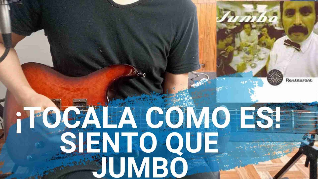 SIENTO QUE - JUMBO  (TUTORIAL GUITARRA): !Tócala como es!