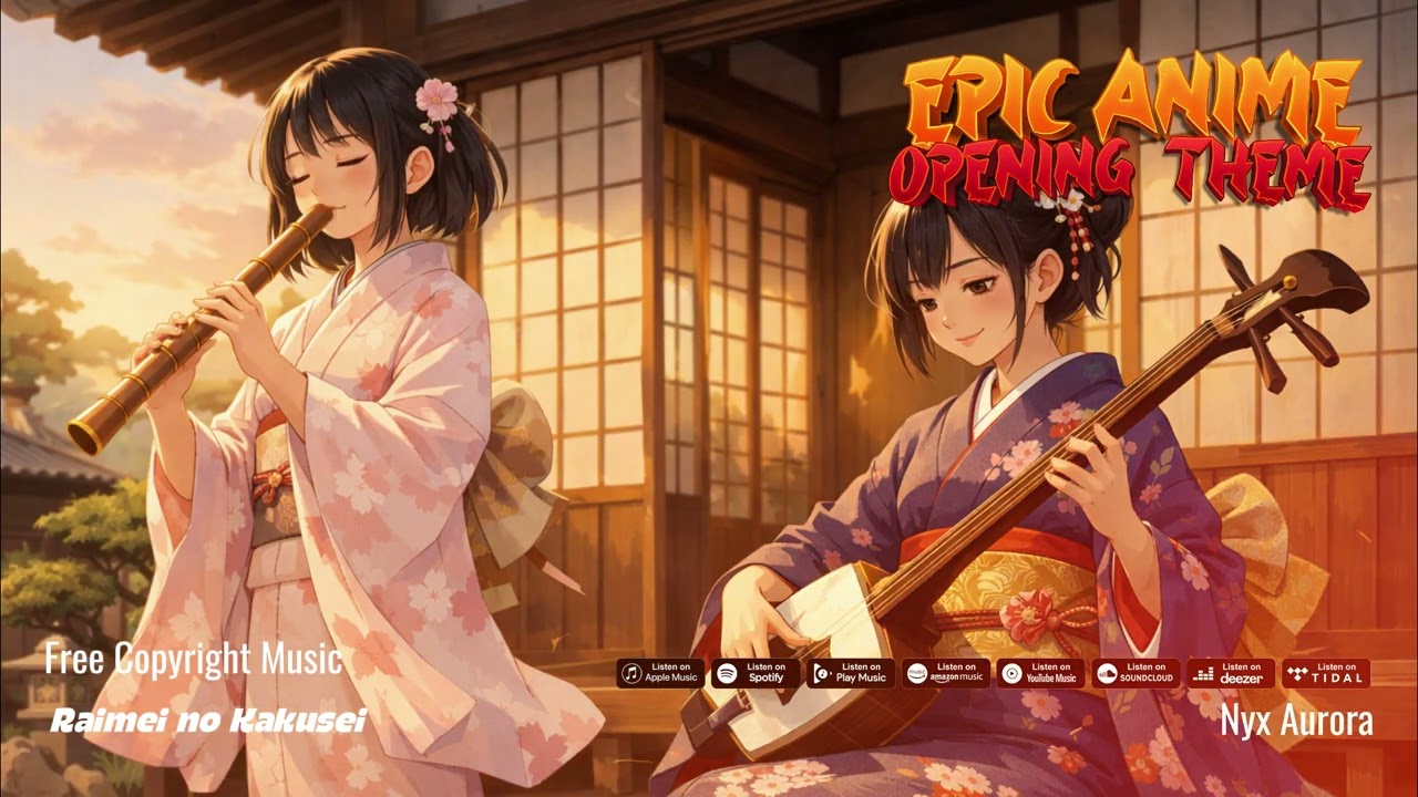 Raimei no Kakusei｜Epic Anime Rock Theme | Japanese Emotional Opening Song | Gaming Music
