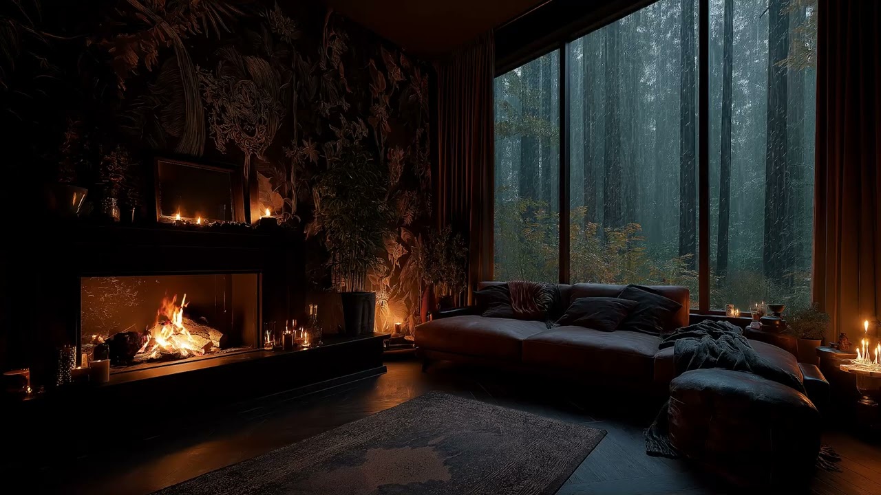 Forest Rain for Deep Sleep (3H) 🌲 Calm Night Sounds for Relaxation