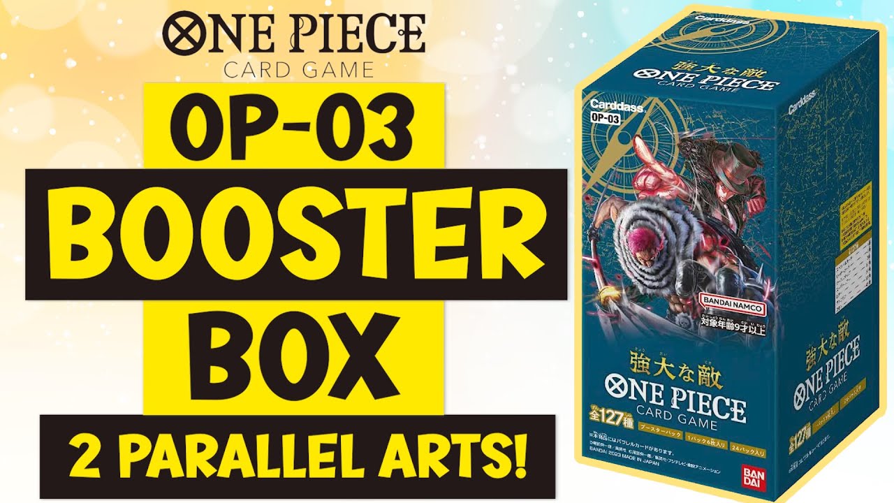 OP-03 PILLARS OF STRENGTH BOOSTER BOX OPENING! - One Piece Card Game