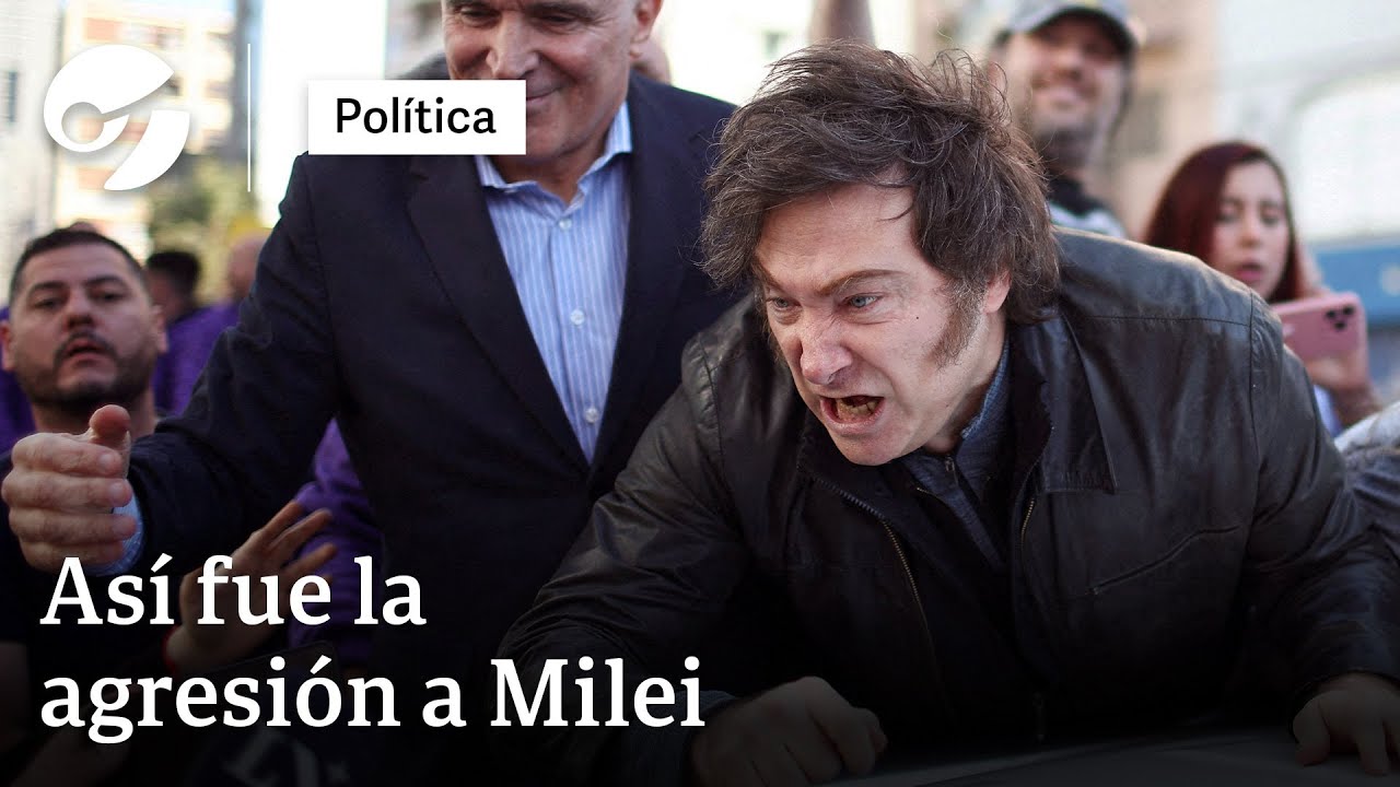 Así fue el ataque a Javier Milei en Lomas de Zamora: el Presidente fue evacuado en caravana