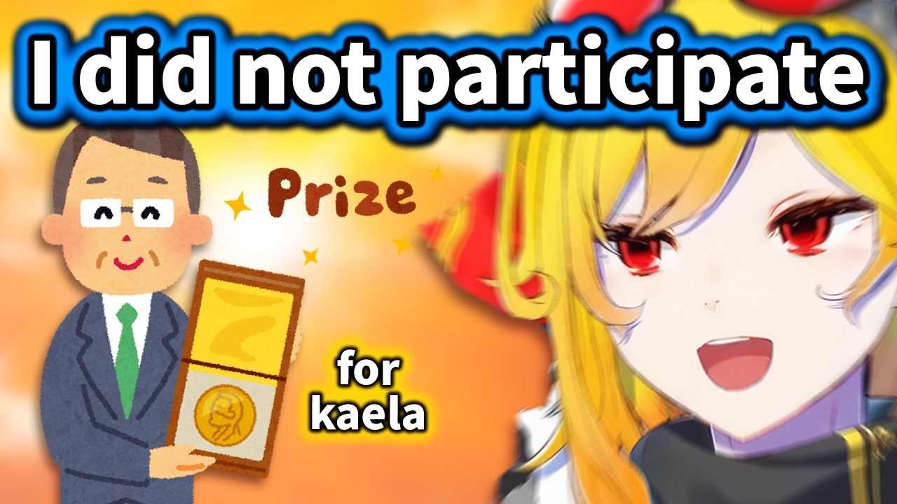 Kaela won a Prize IRL without even participating...