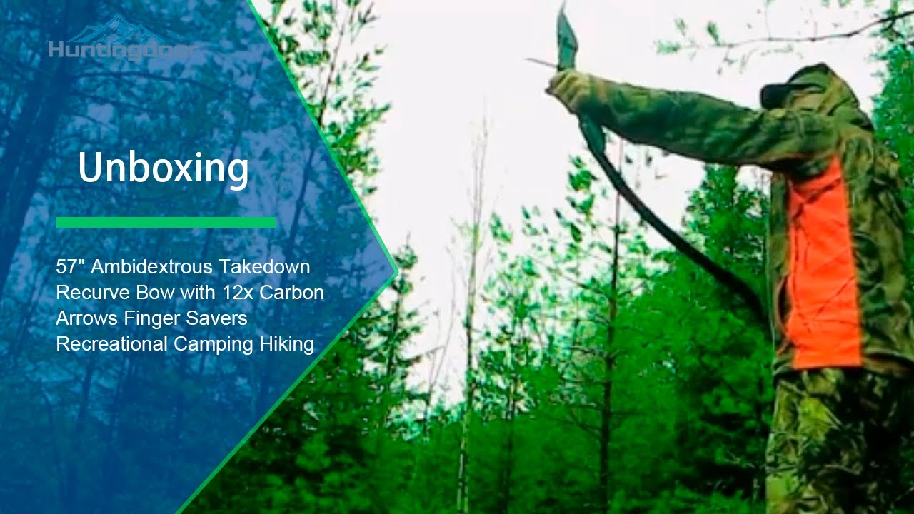 Huntingdoor Takedown Recurve Bow Unboxing #archery #hunting #unboxing