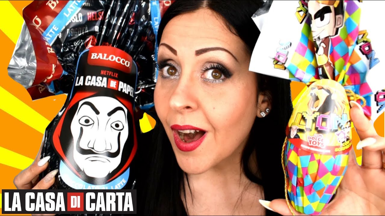 APRO L'uovo di PASQUA della CASA DI CARTA e di LYON ! Ed è tutto un gran MAH ! || BARBARA DOMINICI💖