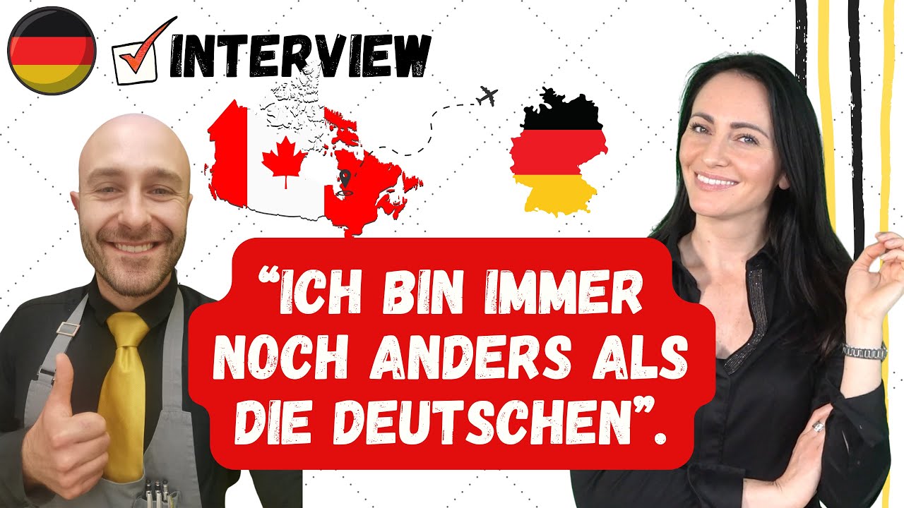 Warum ein Kanadier 🇨🇦  nach Deutschland kommt / Was er hier erlebt und was beim Deutschlernen hilft