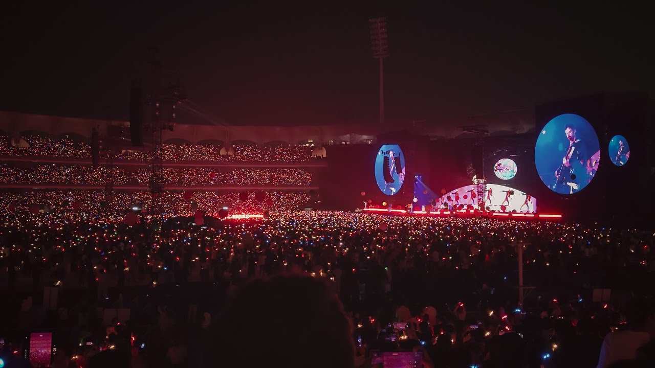 My Universe - Coldplay x BTS Live in Mumbai 2025 (Music of the Spheres World Tour)