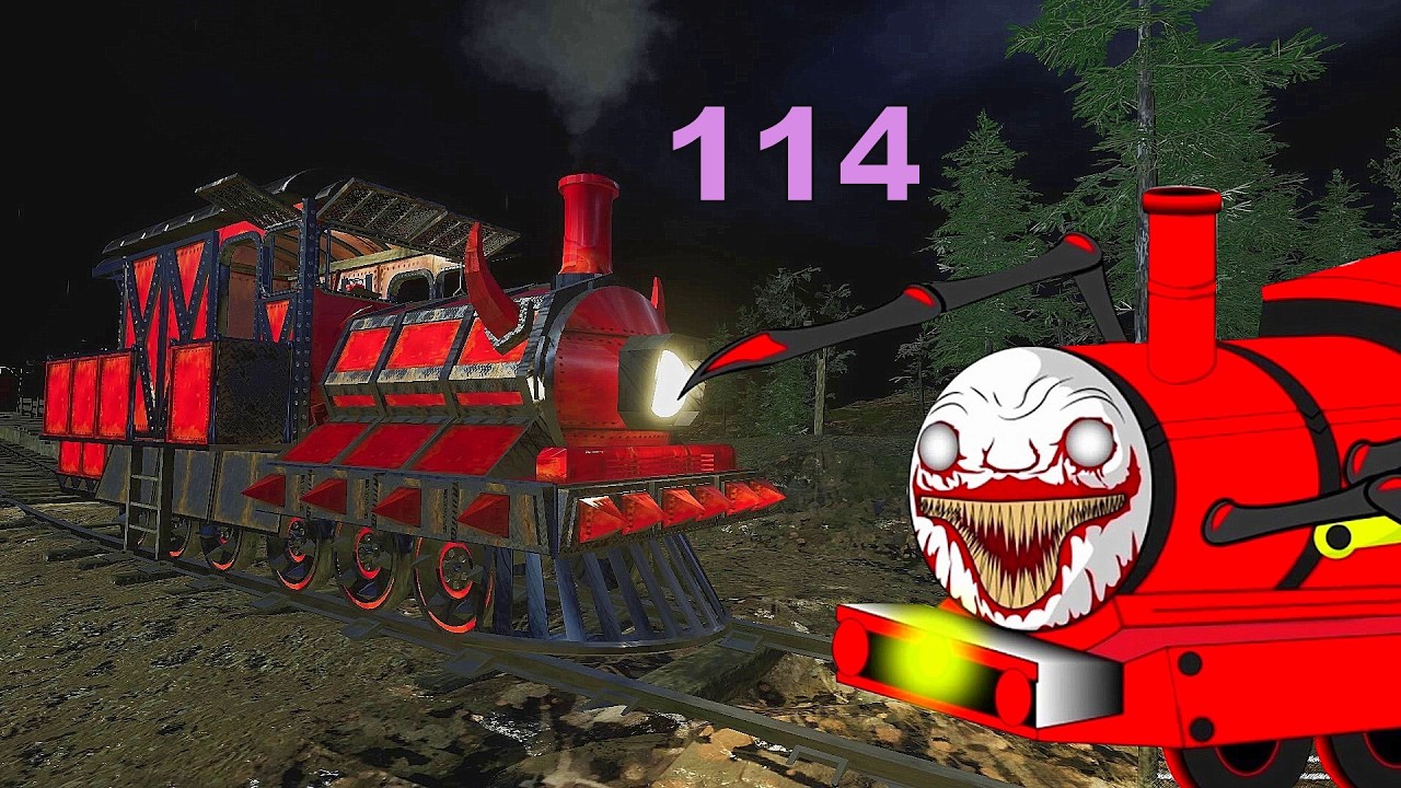 CHOO CHOO CHARLES SCARY SPIDER TRAIN #114 ( HORROR GAME VIDEO ) 🔥