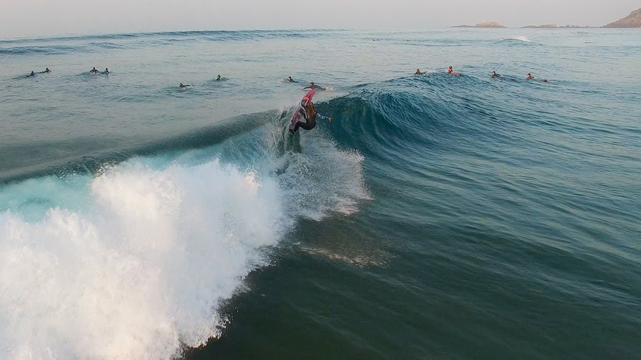 Surfing Zarautz 22 2 2017