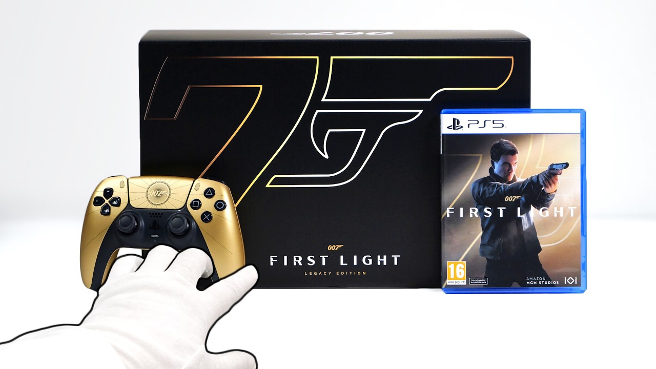 Распаковка DualSense 007 First Light + коллекционное издание за $300 (PS5 Pro)