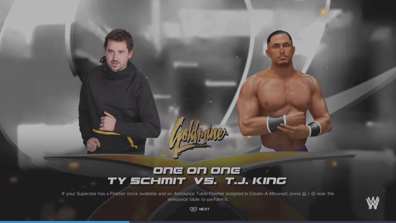 Ty Schmit Vs T.J. King(Goldmine)