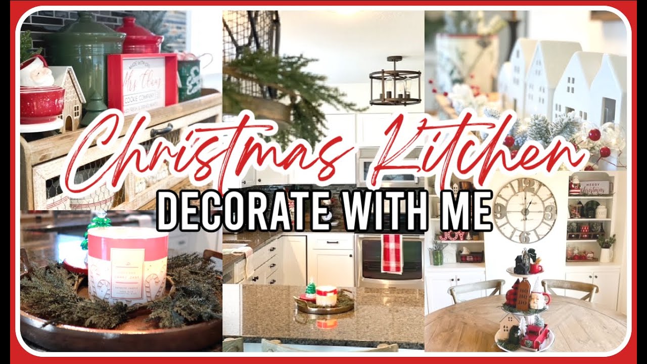 CHRISTMAS KITCHEN DECORATE WITH ME 2020 | CHRISTMAS KITCHEN DECOR IDEAS