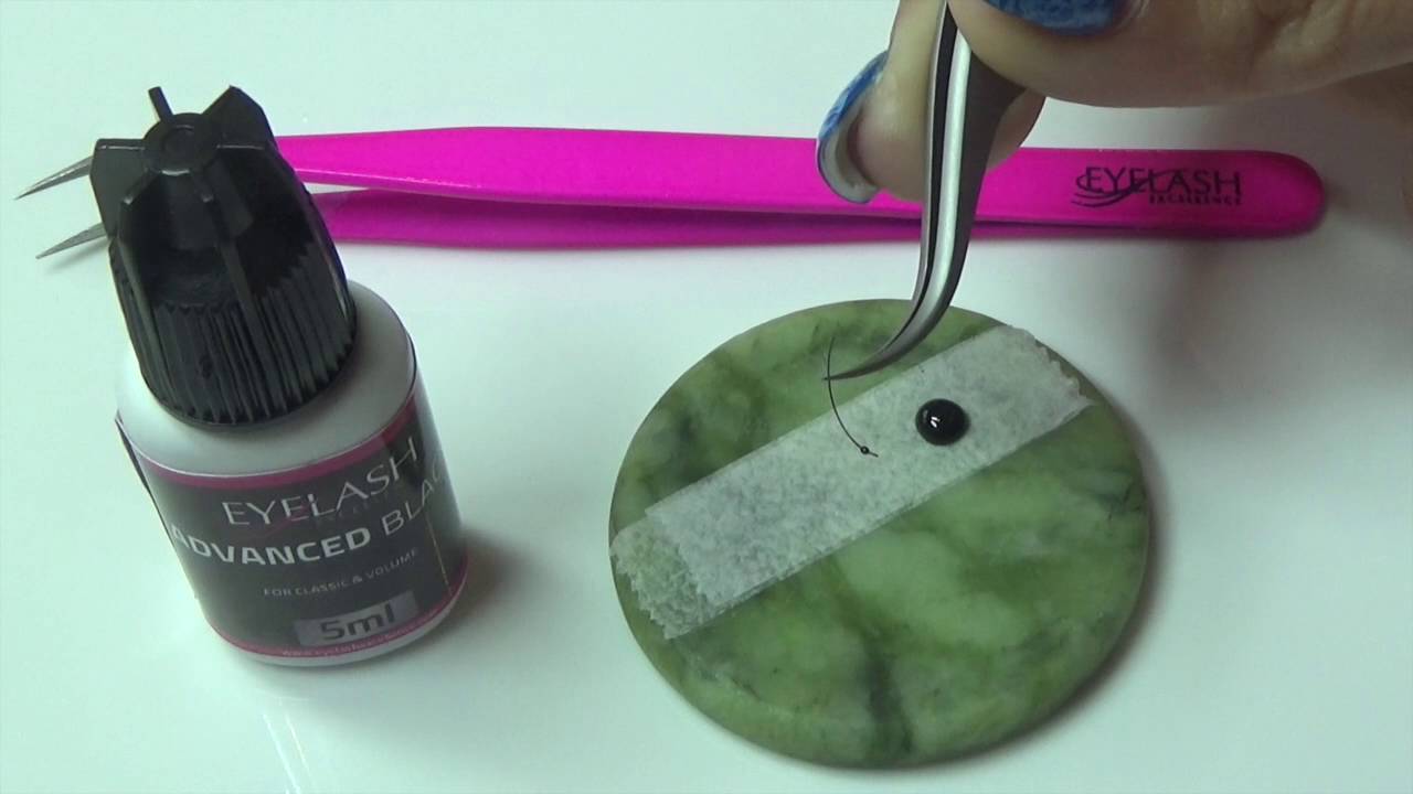 CORRECT GLUE/ADHESIVE DIPPING FOR EYELASH EXTENSIONS