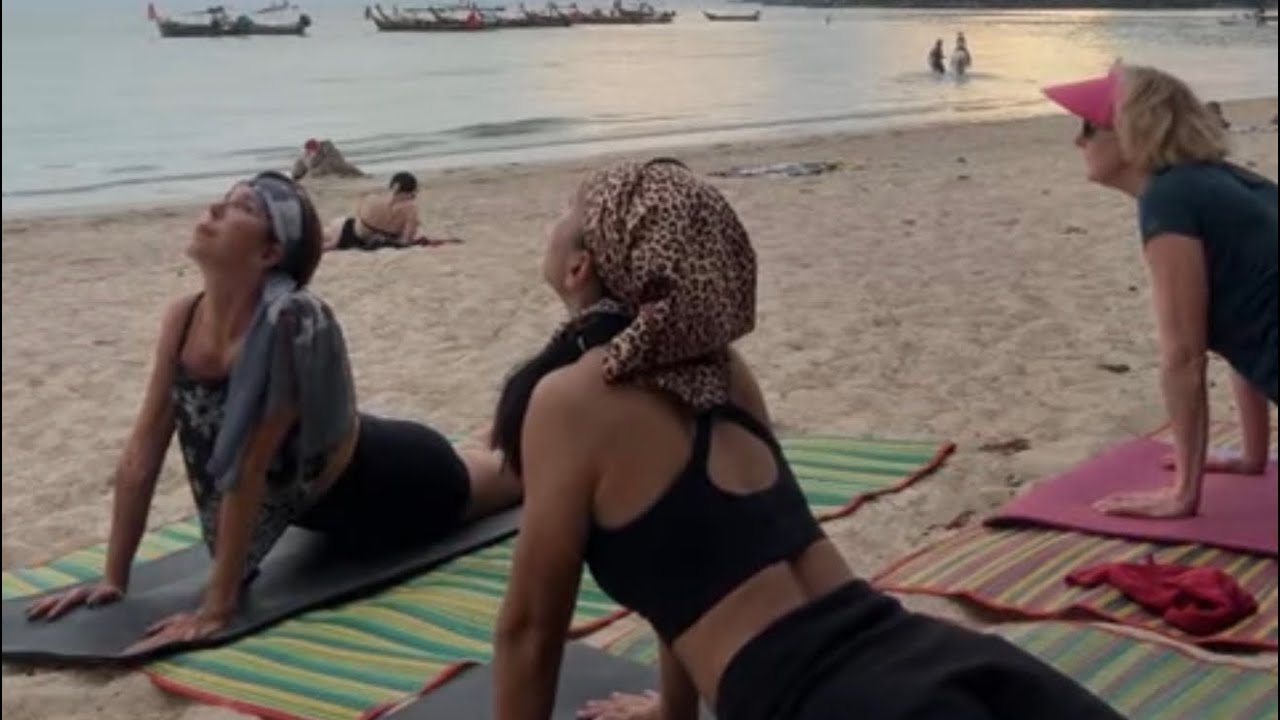 Sunsets, Sound Bowls & Stretching at Kamala Beach 🌊 | Good Vibes Thailand 🌴