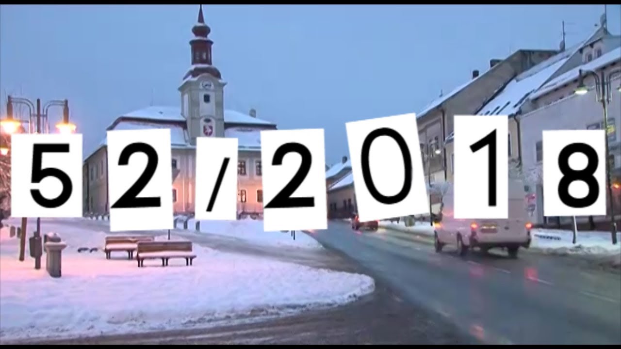52/2018 Kompletn&iacute; zpravodajsv&iacute; TV KIS Hlinsko