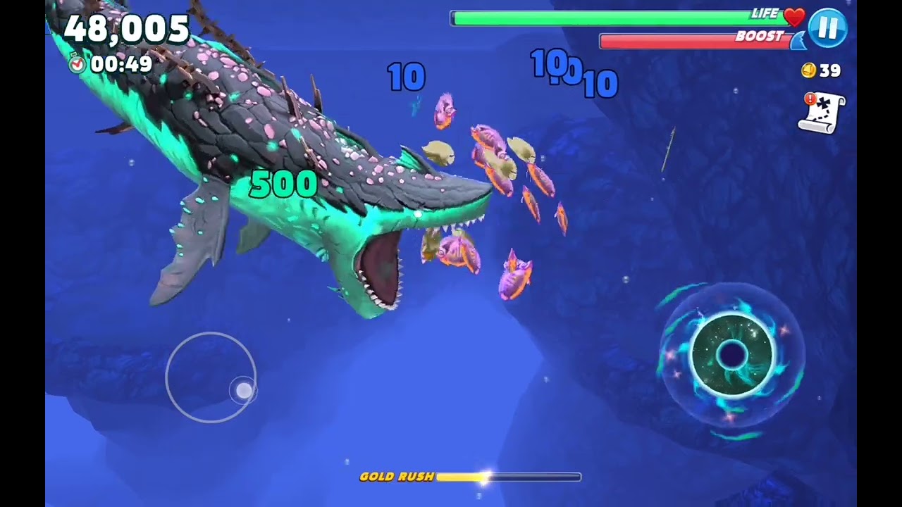 My first hungry shark vid!!!! 