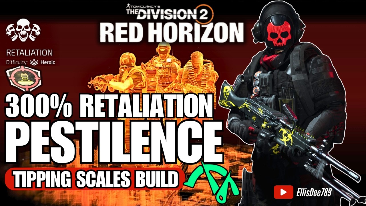 MAX 300% Retaliation | SHD Exposed | PESTILENCE Tipping Scales Tank Build - The Division 2