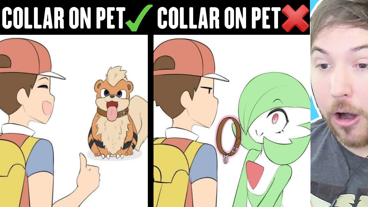 WHEN YOUR PET POKEMON IS TOO EAGER TO WEAR A COLLAR - Pokemon Memes