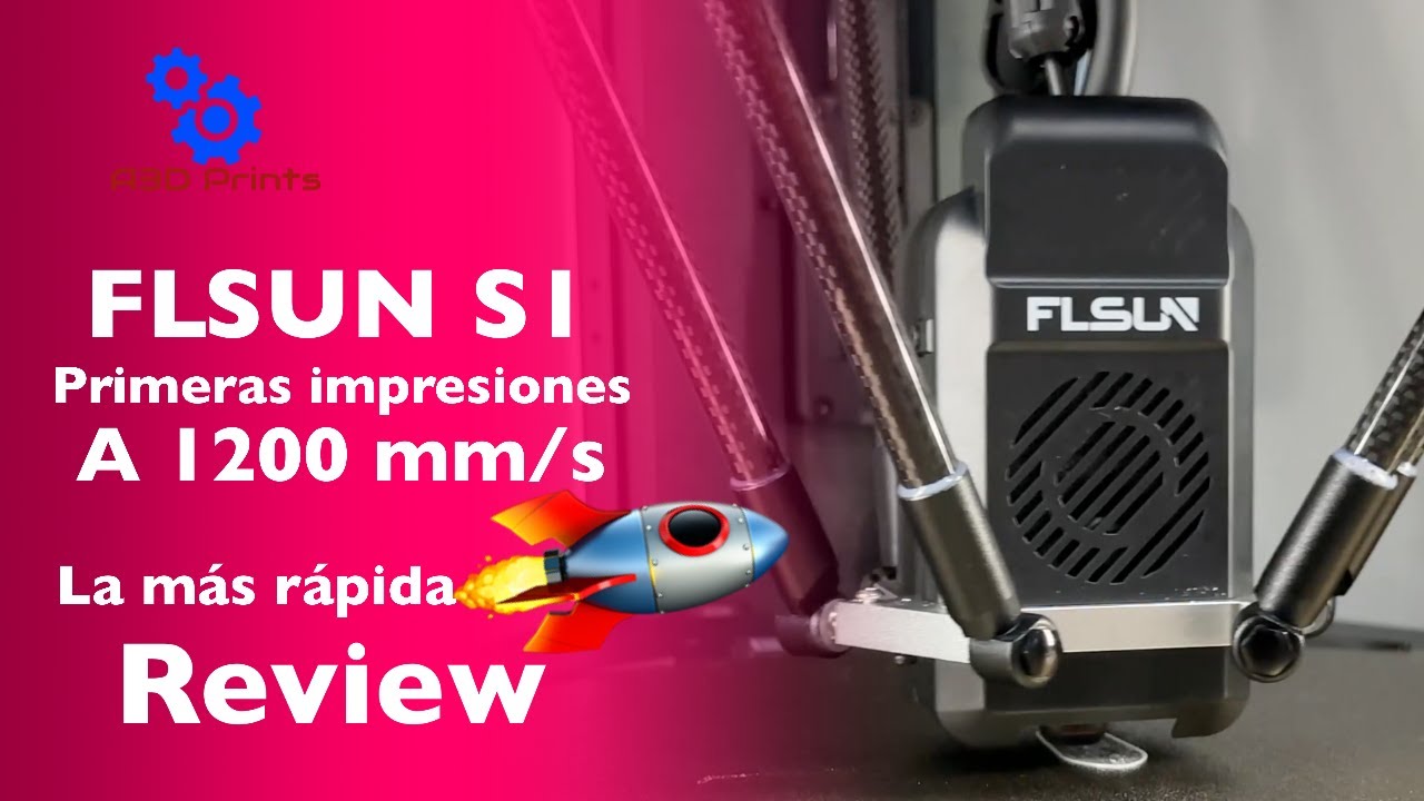 🚀 ¿Como es la impresora 3D Más Rápida del Mercado? 🚀 La FLSUN S1 Velocidad y Precisión a 1200mm/s