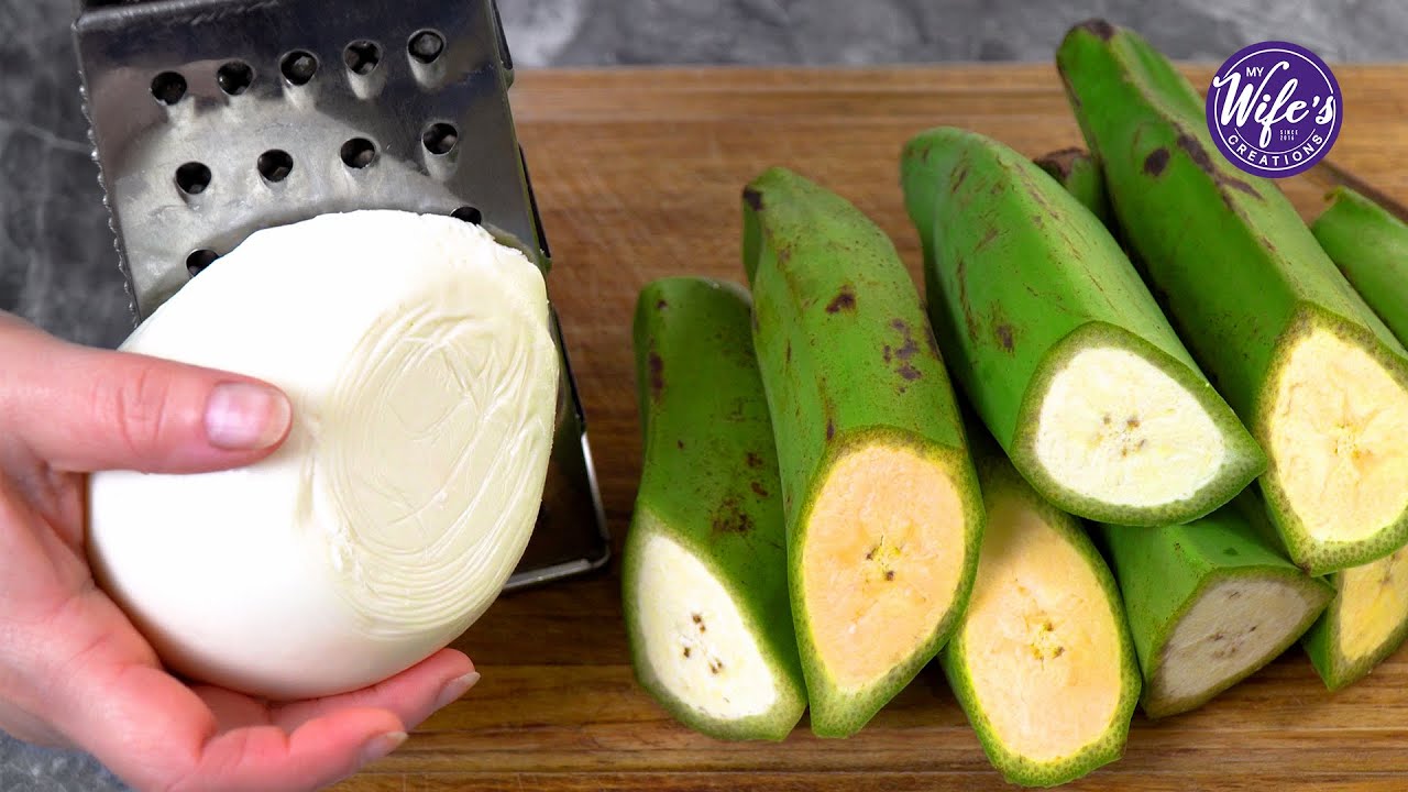 RALLALE QUESO a 4 PLATANOS VERDES ¡Querrás Hacerla Casi Todos Los Días! - Recetas MWC