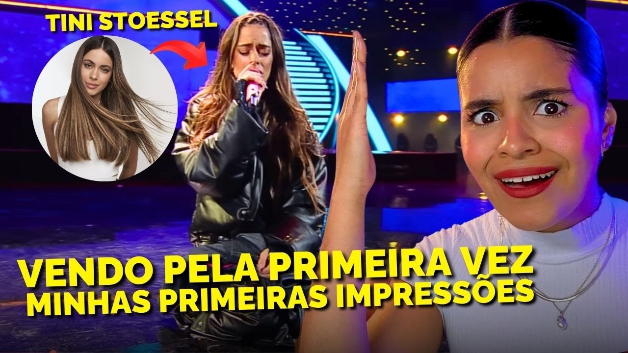 PROF DE CANTO REAGINDO A CANTORA TINI STOESSEL