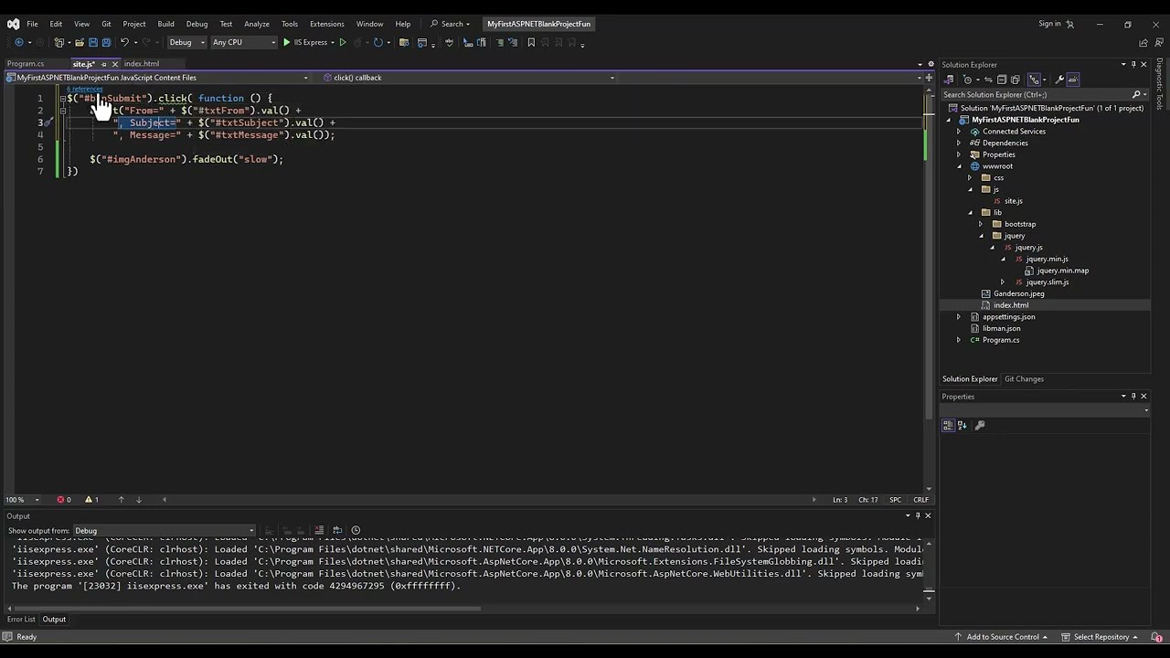 Building First ASP..NET Web App - 08 - Wrap Up