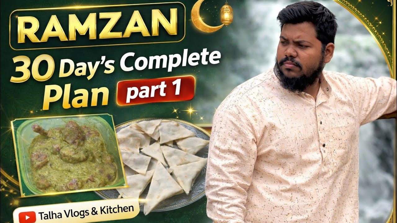 Ramzan 30 Day's Preparation Recipes | Complete Sehri to Iftaar Plan🍽