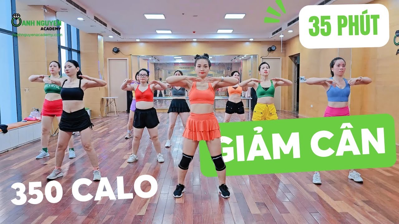 35 Phút Giảm Cân Cấp Tốc Tại Nhà - Tiêu Hao 350 Calo OANH NGUYỄN #2506