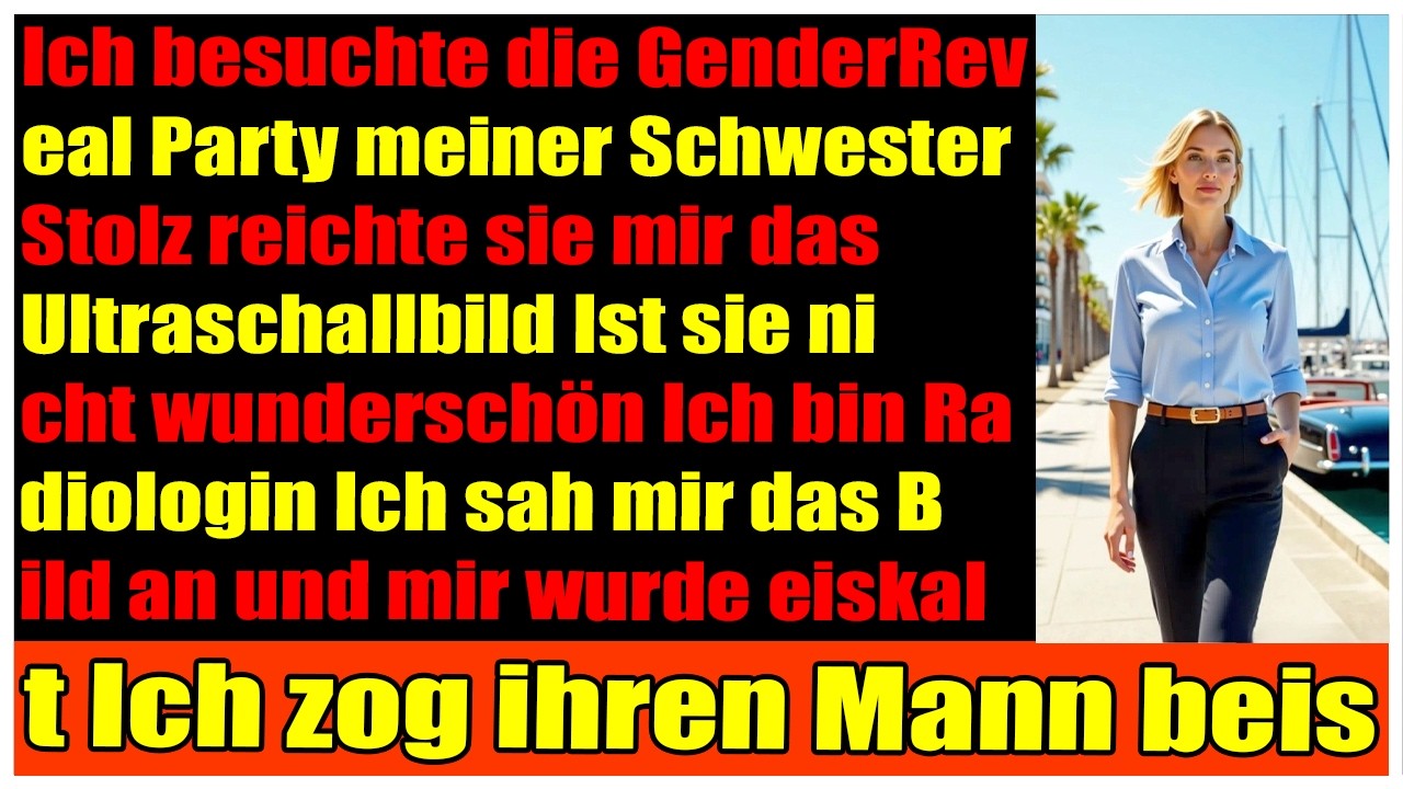 Ich war auf der Gender RevealParty meiner Schwester  dann zeigte sie mir den Ultraschall