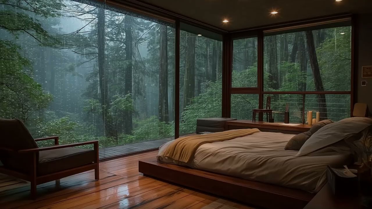 Sleep Fast Tonight 🌙 Soothing Rain & Soft Piano Sounds