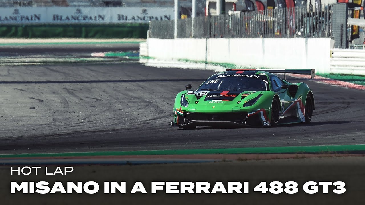 Onboard: Flying laps at Misano in a Ferrari 488 GT3