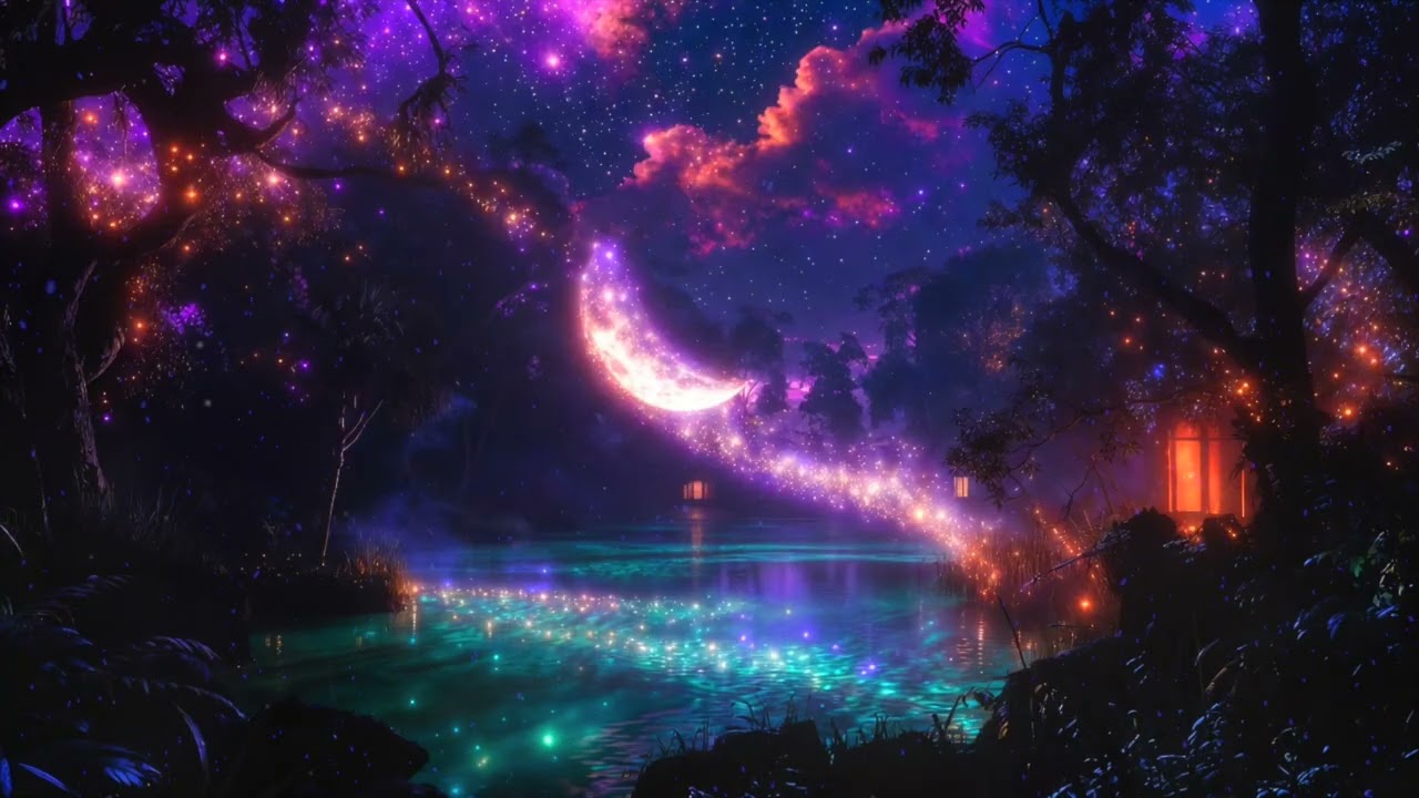 Release All Stress ✧ Fall into Deep Sleep Beneath a Celestial Moon 