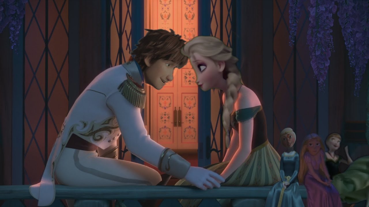 Elsa won't say she's in love [Hiccelsa ft Anna, Merida, Rapunzel]