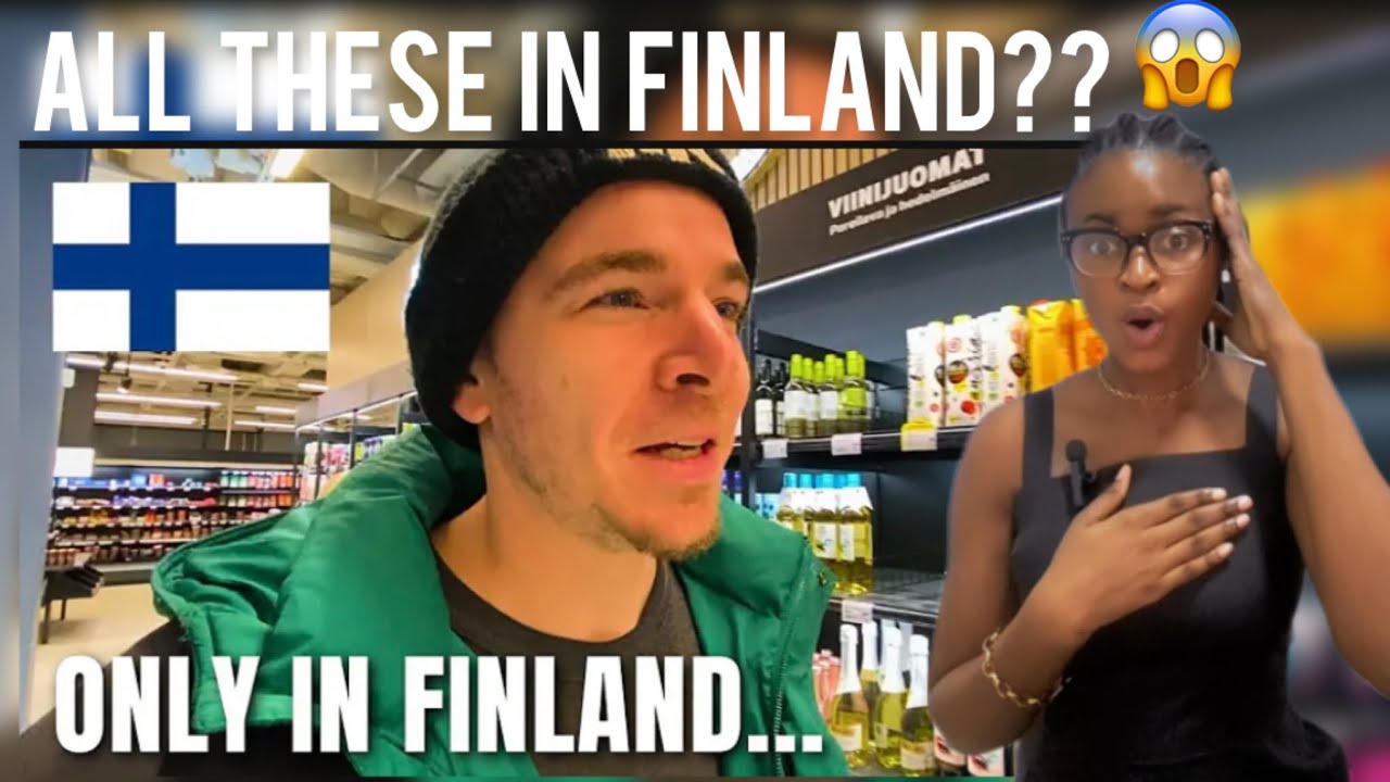 Reaction to Full Supermarket Tour in FINLAND🇫🇮 (expensive?) 🇫🇮 First Time reaction