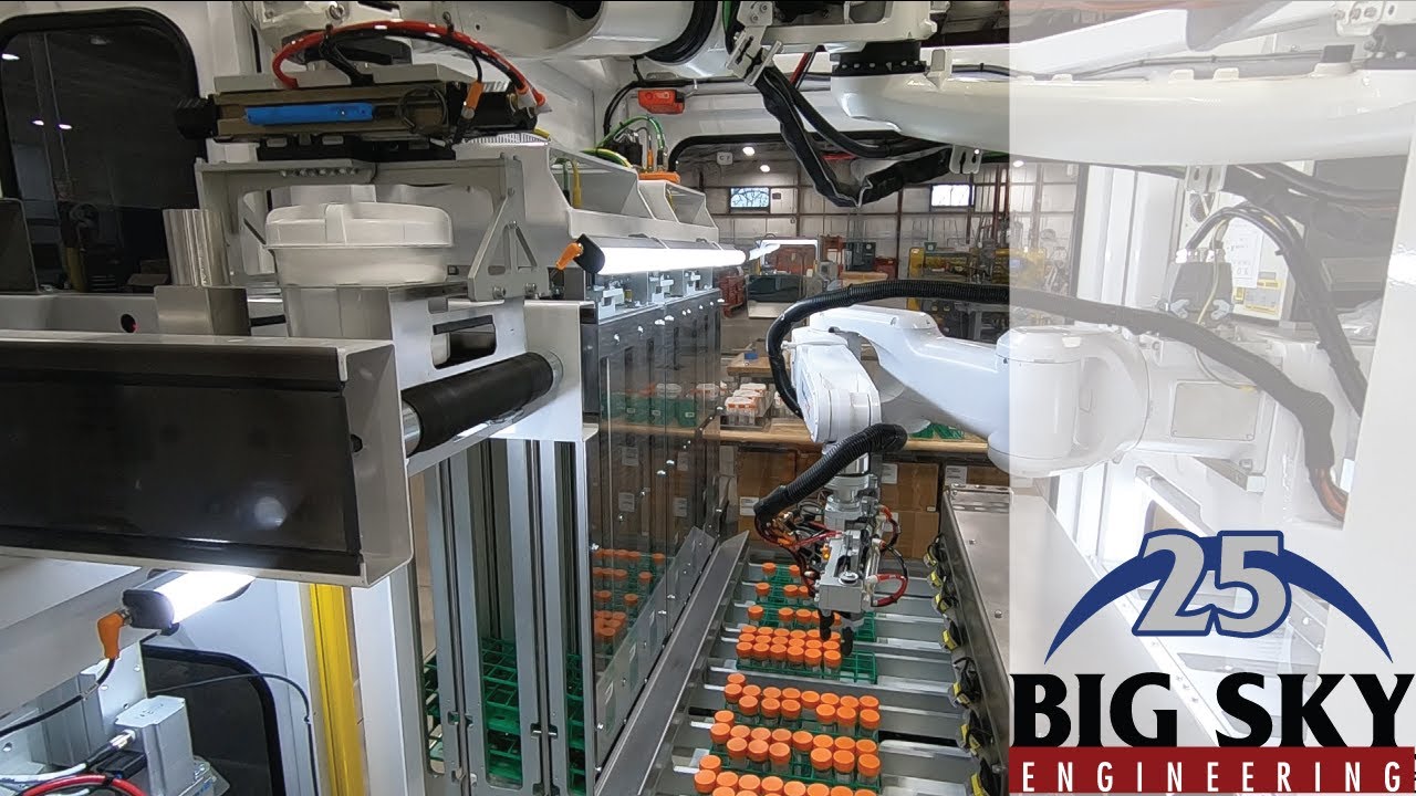 Automated Tube Handling and Sorting, High-Speed Specimen Processing Machine