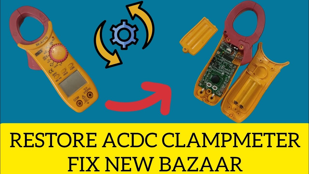 RESTORE AC/DC CLAMPMETER #clampmeter #restore #multimeter @Electronic.32