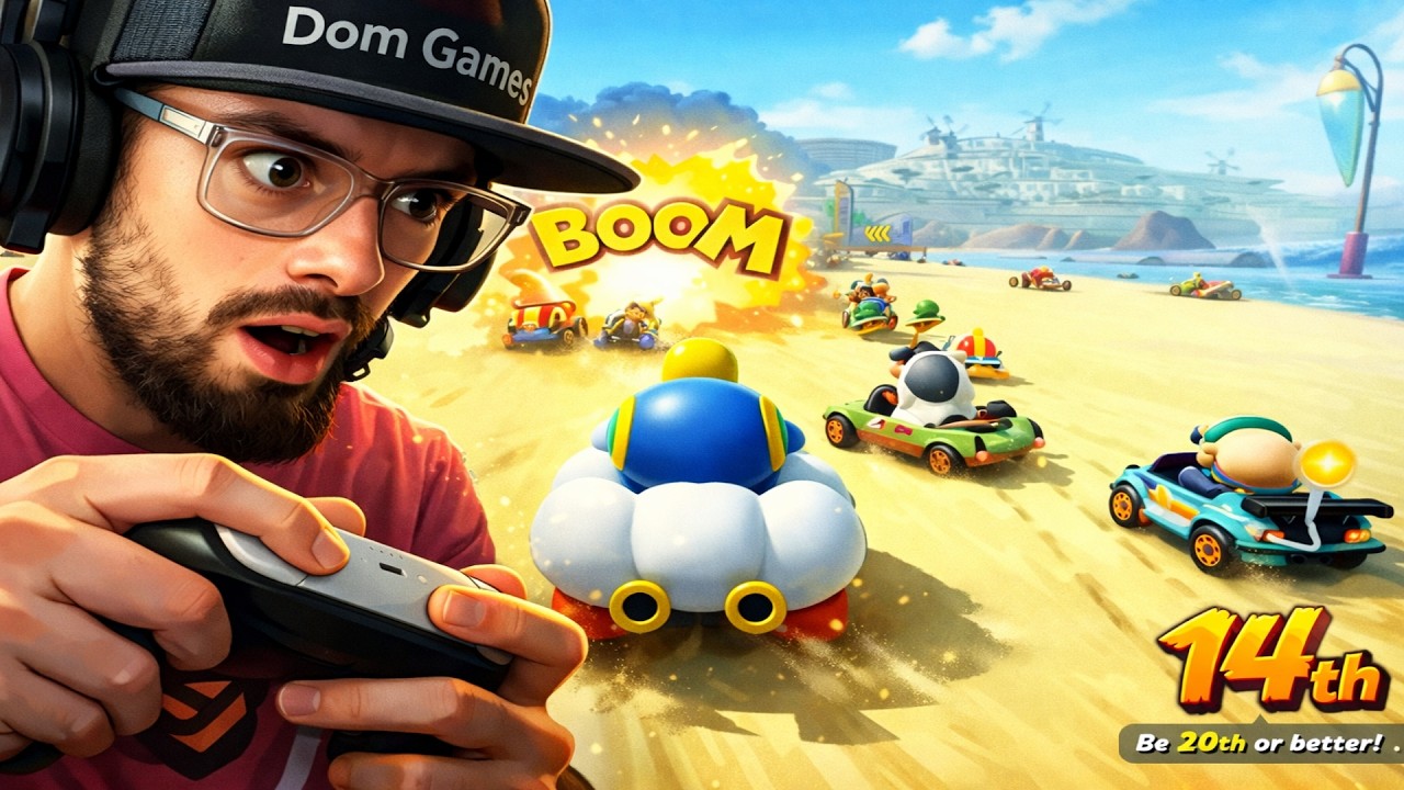 Mario Kart World Online – How Many Knockout Tours Can I Win? (Part 2) | Motion Controls
