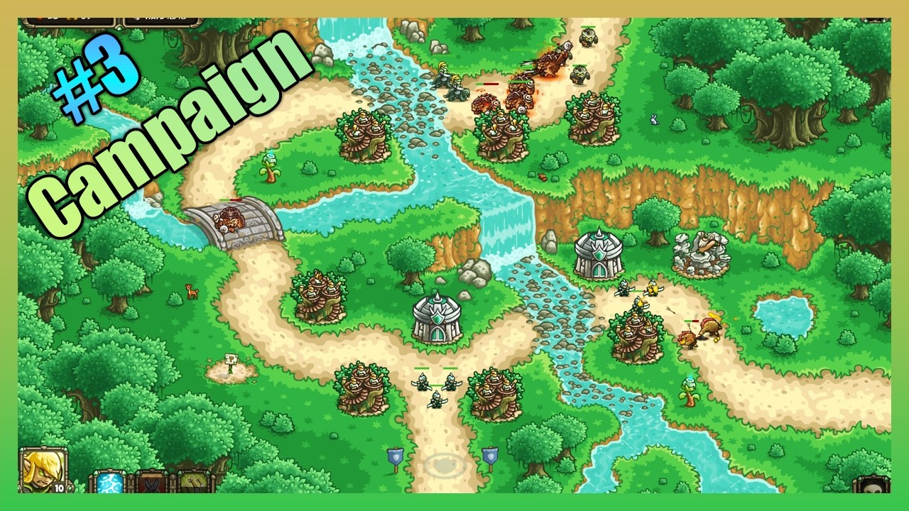 WATERFALL TRAIL Walkthrough【Impossible】| Kingdom Rush Origins