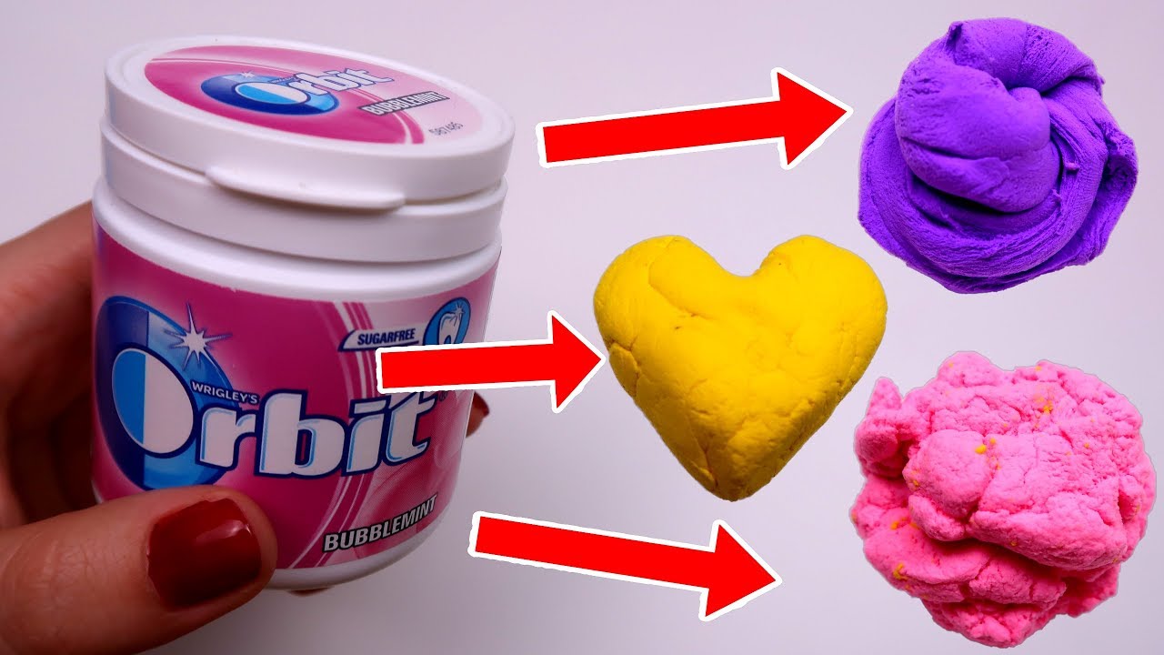 Slime din Guma de Mestecat Fara Lipici - How To Make Slime With Chewing Gum