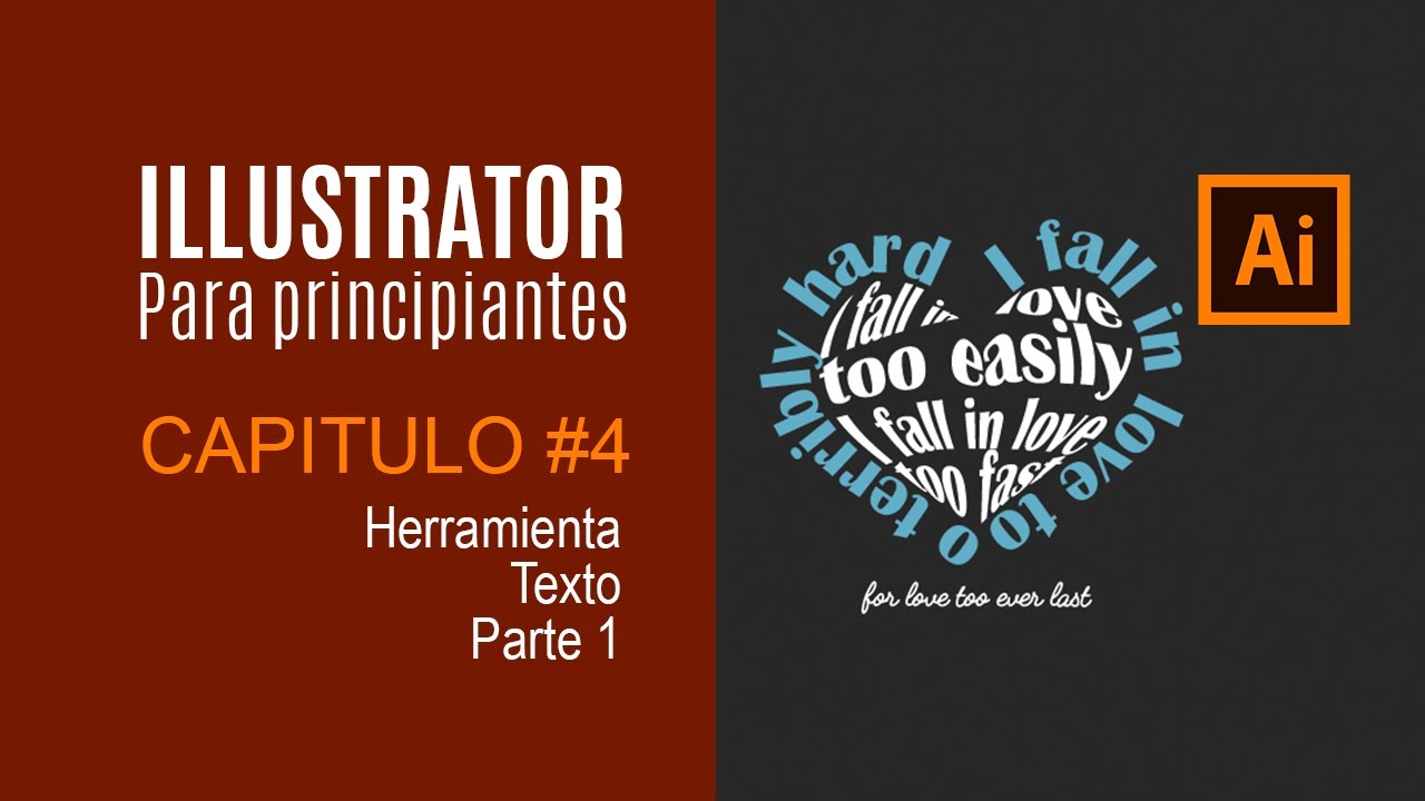 #4 Curso básico de ilustrador: Herramienta de texto parte 1