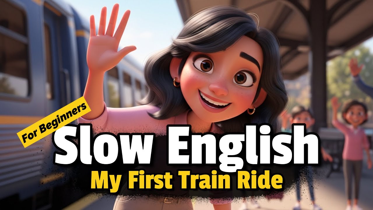 My First Train Ride | Easy English Listening and Speaking Practice For A2 Learners