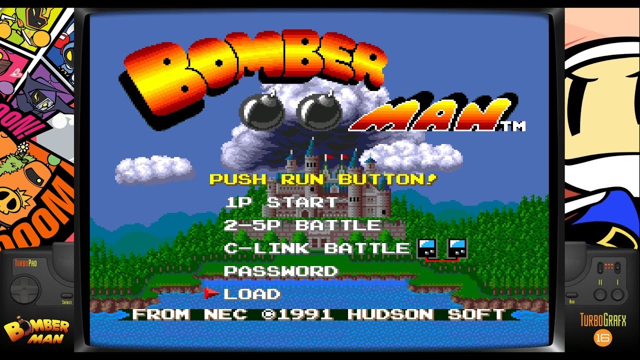 Bomberman (TurboGrafx-16/1991) Gameplay 4K #1