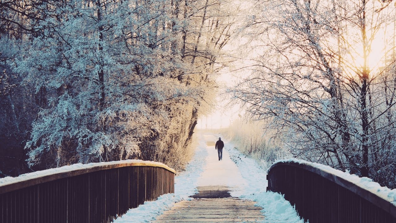 Meditation Music To Active Subconscious Mind | Snow Winter Relaxation Music | Beautiful Snow Flim.