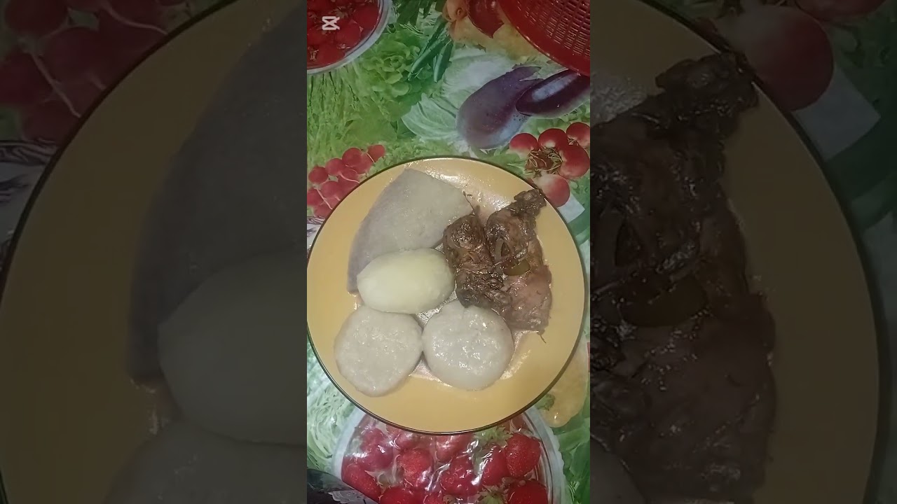 Stew chicken with dumplin,yam & irish.