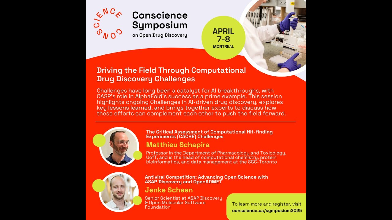 Driving the Field Through Computational Drug Discovery Challenges - Matthieu Schapira & Jenke Scheen