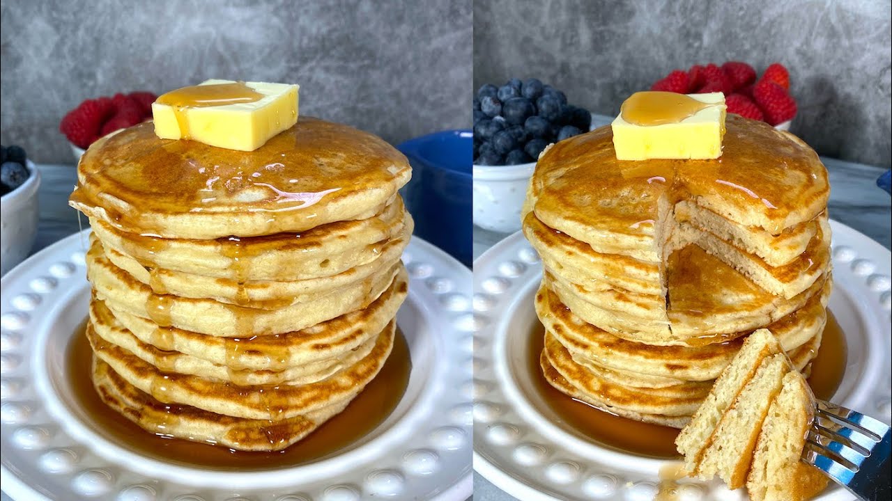 Pancakes - Hot Cakes - Receta F&aacute;cil - Mi Cocina R&aacute;pida