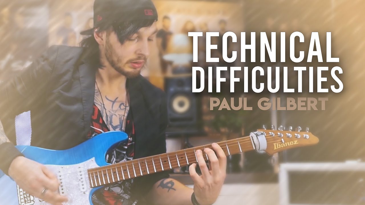 TECHNICAL DIFFICULTIES -  PAUL GILBERT / RACER X (Guitar & Drum Cover)
