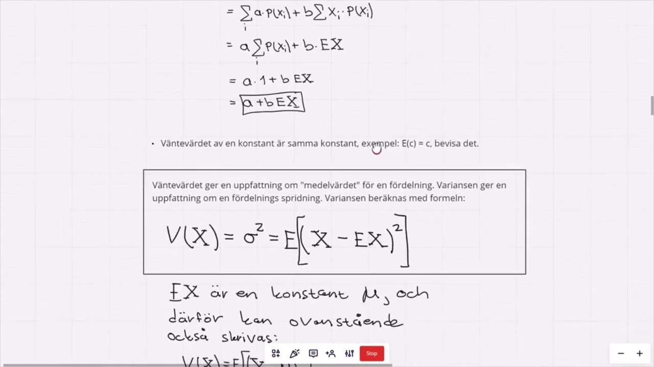 Diskret slumpvariabel