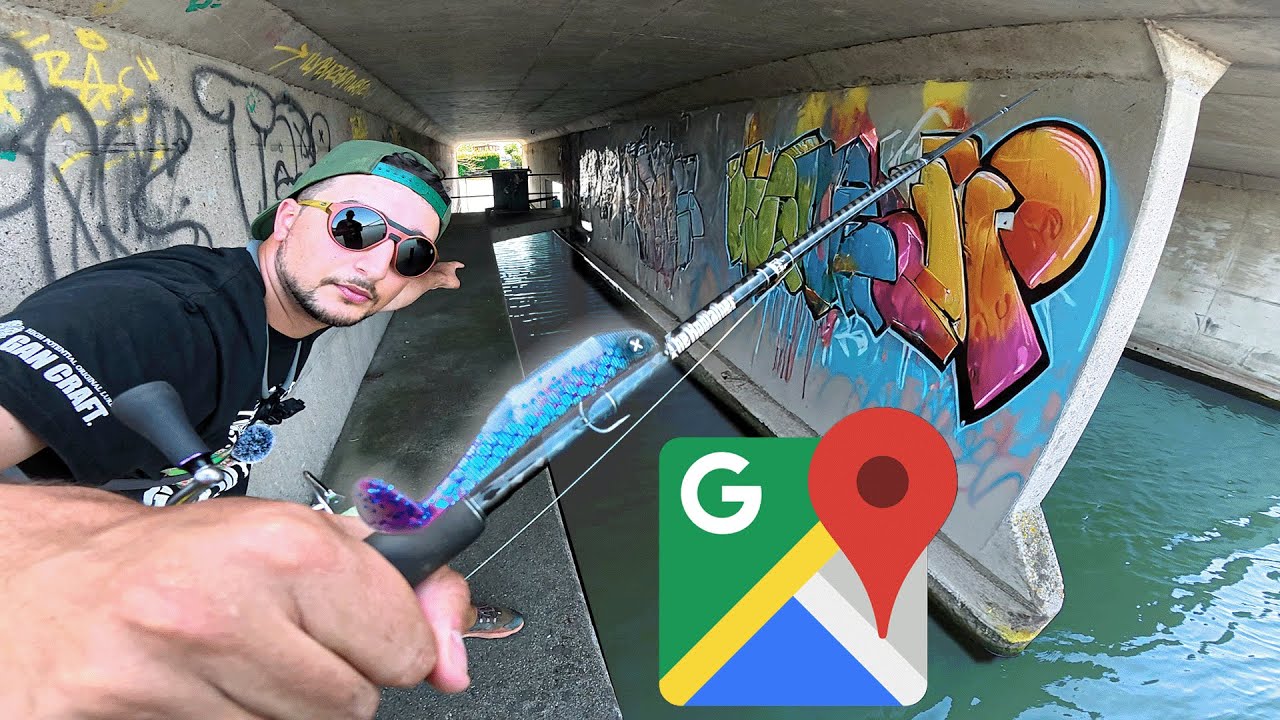 On trouve un spot de pêche sur Google Maps… et c’est le JACKPOT !🎯